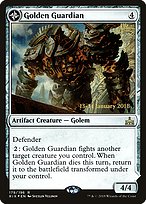 Golden Guardian // Gold-Forge Garrison - Rivals of Ixalan Promos - Promo Foil