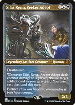 Silas Renn, Seeker Adept - Commander Legends - Etched Foil