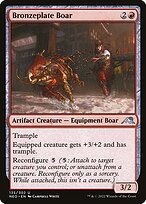 Bronzeplate Boar - Kamigawa: Neon Dynasty