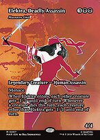 Elektra, Deadly Assassin (Massacre Girl) - Marvel Universe - Borderless