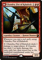 Chandra, Fire of Kaladesh // Chandra, Roaring Flame - From the Vault: Transform - Promo Foil