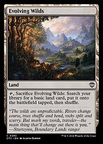 Evolving Wilds - Outlaws of Thunder Junction Commander