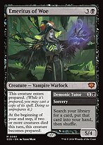 Emeritus of Woe // Demonic Tutor - Secrets of Strixhaven