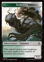 Elemental - Lorwyn Eclipsed Commander Tokens