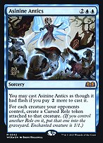 Asinine Antics - Wilds of Eldraine Promos - Promo Foil