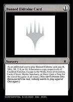 Banned Eldraine Card - Unknown Event