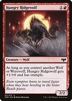 Hungry Ridgewolf - Innistrad: Crimson Vow