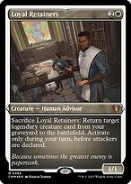 Loyal Retainers - Commander Masters - Etched Foil