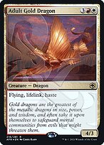 Adult Gold Dragon - Adventures in the Forgotten Realms Promos