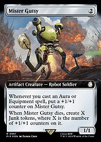 Mister Gutsy - Fallout - Surge Foil, Extended Art