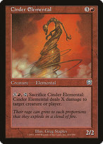 Cinder Elemental - Mercadian Masques