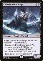 Callous Bloodmage - Strixhaven: School of Mages