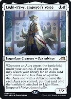 Light-Paws, Emperor's Voice - Kamigawa: Neon Dynasty Promos - Promo Foil