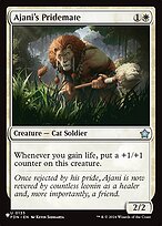 Ajani's Pridemate - The List
