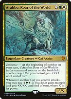 Arahbo, Roar of the World - Commander 2017 - Promo Foil