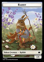 Rabbit - Bloomburrow Tokens