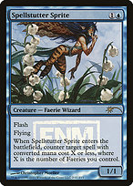 Spellstutter Sprite - Friday Night Magic 2011 - Promo Foil