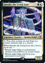 Satsuki, the Living Lore - Kamigawa: Neon Dynasty Promos - Promo Foil