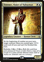 Temmet, Vizier of Naktamun - Amonkhet Promos