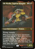 Ob Nixilis, Captive Kingpin - March of the Machine: The Aftermath - Etched Foil