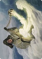 Traveling Minister - Crimson Vow Art Series - Borderless