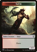 Satyr - Commander Legends: Battle for Baldur's Gate Tokens