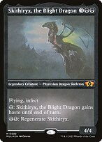 Skithiryx, the Blight Dragon - Multiverse Legends - Etched Foil