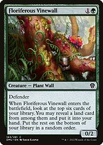 Floriferous Vinewall - Dominaria United