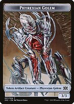 Phyrexian Golem - Double Masters 2022 Tokens