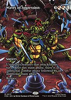 Waves of Aggression - Teenage Mutant Ninja Turtles Source Material - Borderless