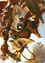 Teeterpeak Ambusher - Zendikar Rising Art Series - Borderless