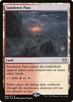 Sundown Pass - Innistrad: Crimson Vow Promos