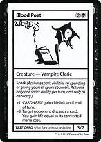 Blood Poet - Mystery Booster Playtest Cards 2021