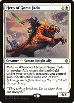 Hero of Goma Fada - Battle for Zendikar Promos