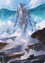 Celestial Colonnade - Zendikar Rising Art Series - Borderless