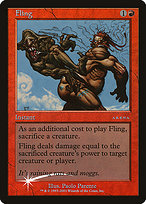 Fling - Arena League 2001 - Promo Foil