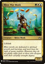 Rhox War Monk - The List