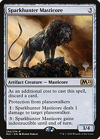 Sparkhunter Masticore - Core Set 2021 Promos