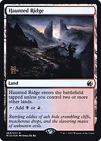 Haunted Ridge - Innistrad: Midnight Hunt Promos - Promo Foil