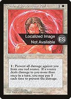 Circulo de protección: Rojo (Circle of Protection: Red) - Fourth Edition Foreign Black Border