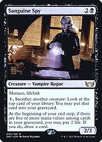 Sanguine Spy - Streets of New Capenna Promos