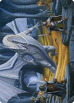 Cave of the Frost Dragon - Adventures in the Forgotten Realms Art Series - Borderless