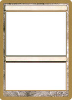 Blank Card - World Championship Decks 2004