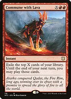 Commune with Lava - Forgotten Realms Commander