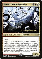 Munda, Ambush Leader - Battle for Zendikar Promos