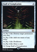 Staff of Compleation - Phyrexia: All Will Be One Promos - Promo Foil