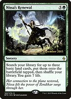 Nissa's Renewal - Battle for Zendikar Promos - Promo Foil