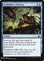 Forbidden Alchemy - The List