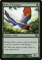 Birds of Paradise - Eighth Edition - Promo Foil