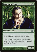 Fyndhorn Elder - Eighth Edition - Promo Foil